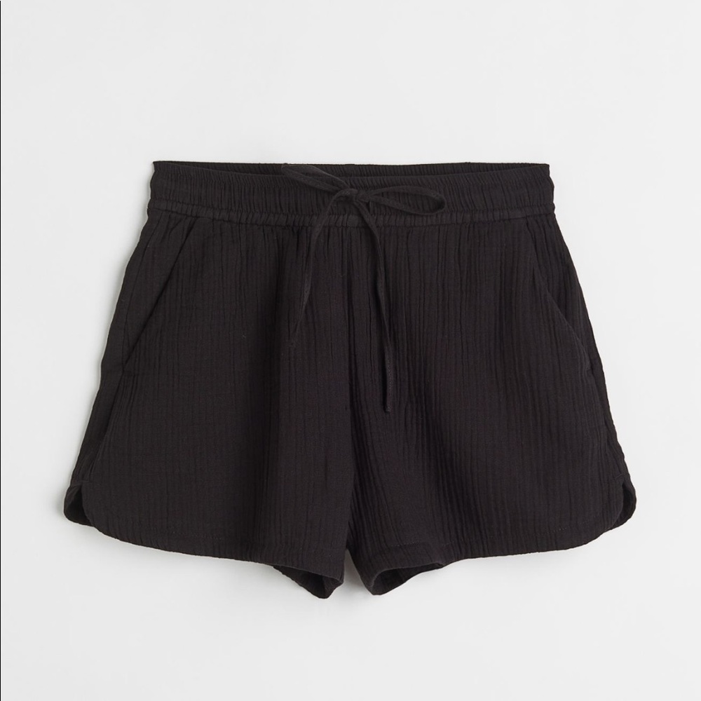 H&M Crinkled Cotton Shorts